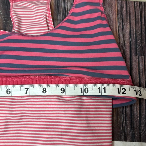 Nike Pink Stripped Running Tank- XS - Picture 12 of 12